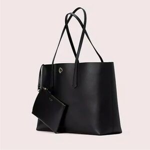 KATE SPADE Molly Small Tote with removable pouch Black